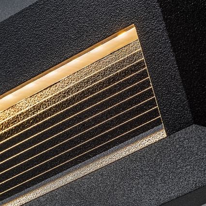 Rabalux - Aplique de parede LED para exterior LED/6W/230V IP65 preto