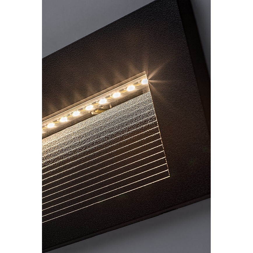 Rabalux - Aplique LED de parede para exterior LED/6W/230V IP65 preto