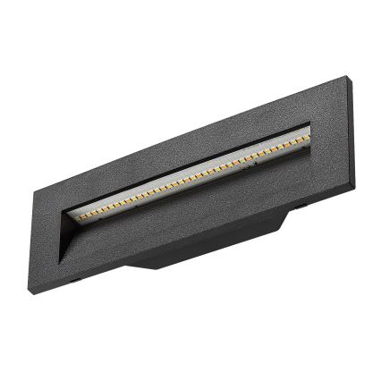 Rabalux - Aplique LED de parede para exterior LED/6W/230V IP65 preto
