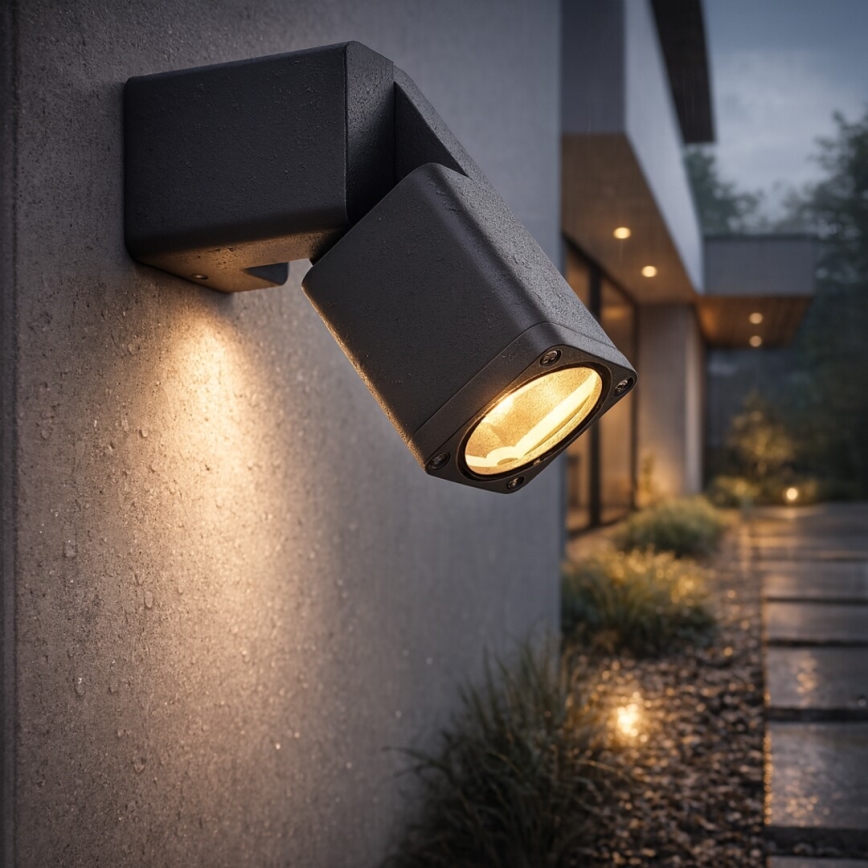 Rabalux - Aplique de parede para exteriores 1xGU10/15W/230V IP65