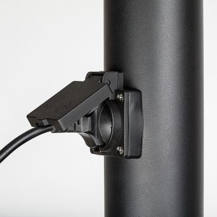 Rabalux - Candeeiro exterior com tomada 1xE27/25W/230V IP44