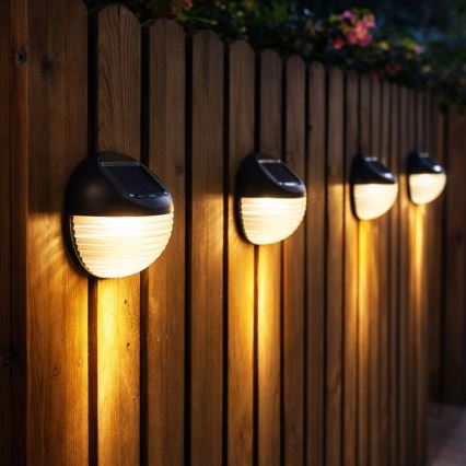 Rabalux - Pack 2x LED Aplique de parede solar LED/0,06W/1,2V 300 mAh IP44