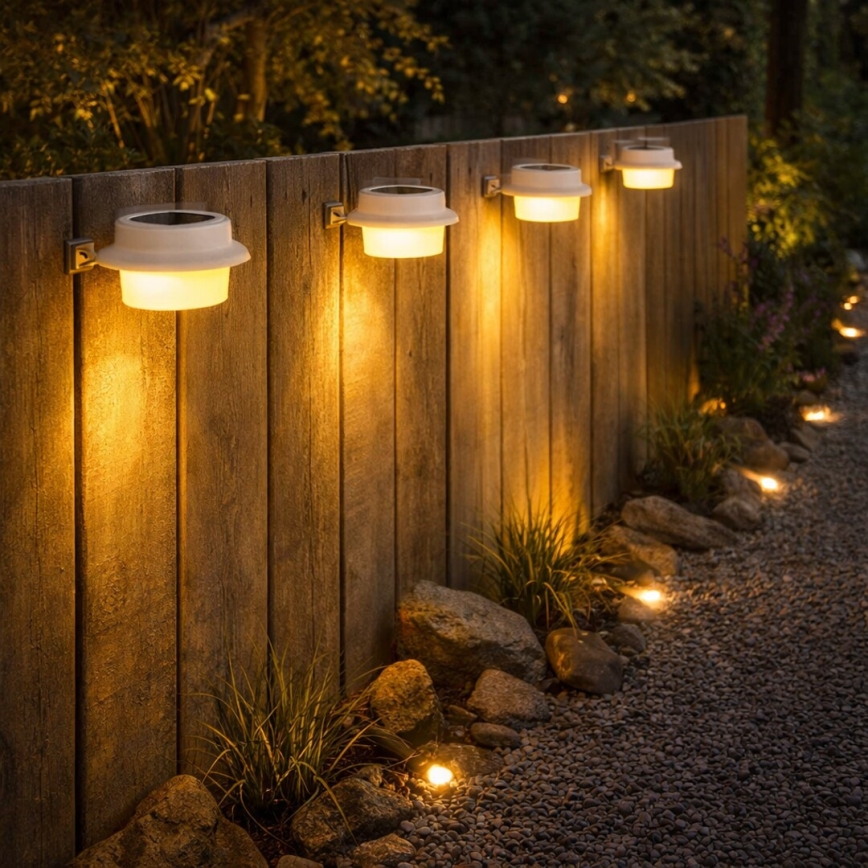 Rabalux -CONJUNTO 2x LED aplique de parede solar LED/0,06W/1,2V 300 mAh IP44