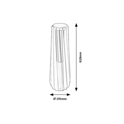 Rabalux - Candeeiro de parede LED para exterior LED/12W/230V IP54