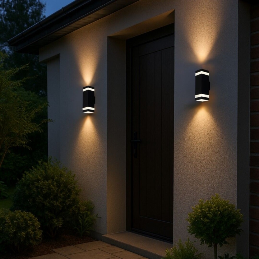 Rabalux - Aplique de parede exterior LED/16W/230V IP65 antracite