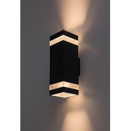 Rabalux - Aplique de parede exterior LED/16W/230V IP65 antracite