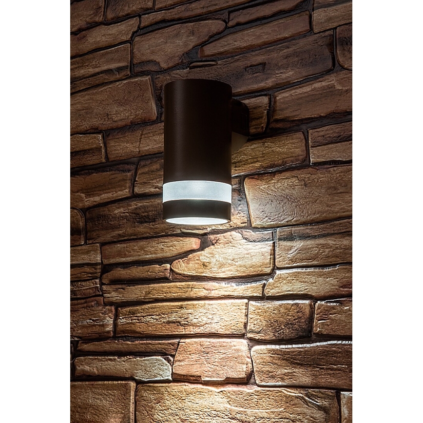 Rabalux - Candeeiro de parede exterior LED/9W/230V IP65 castanho