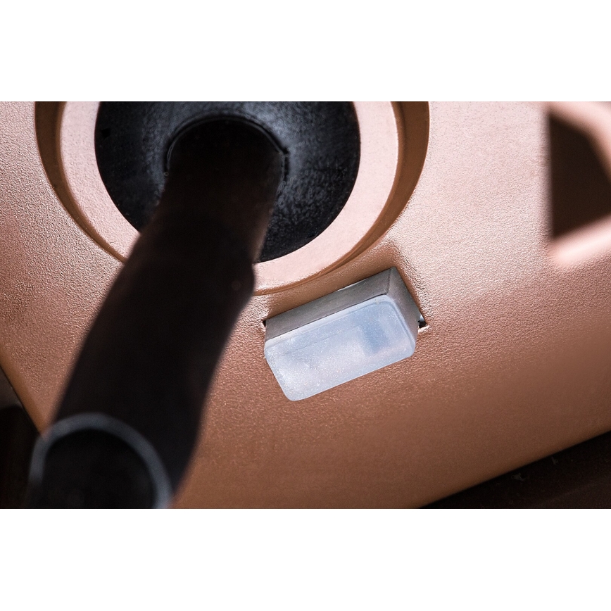 Rabalux - Candeeiro de parede exterior LED/9W/230V IP65 castanho