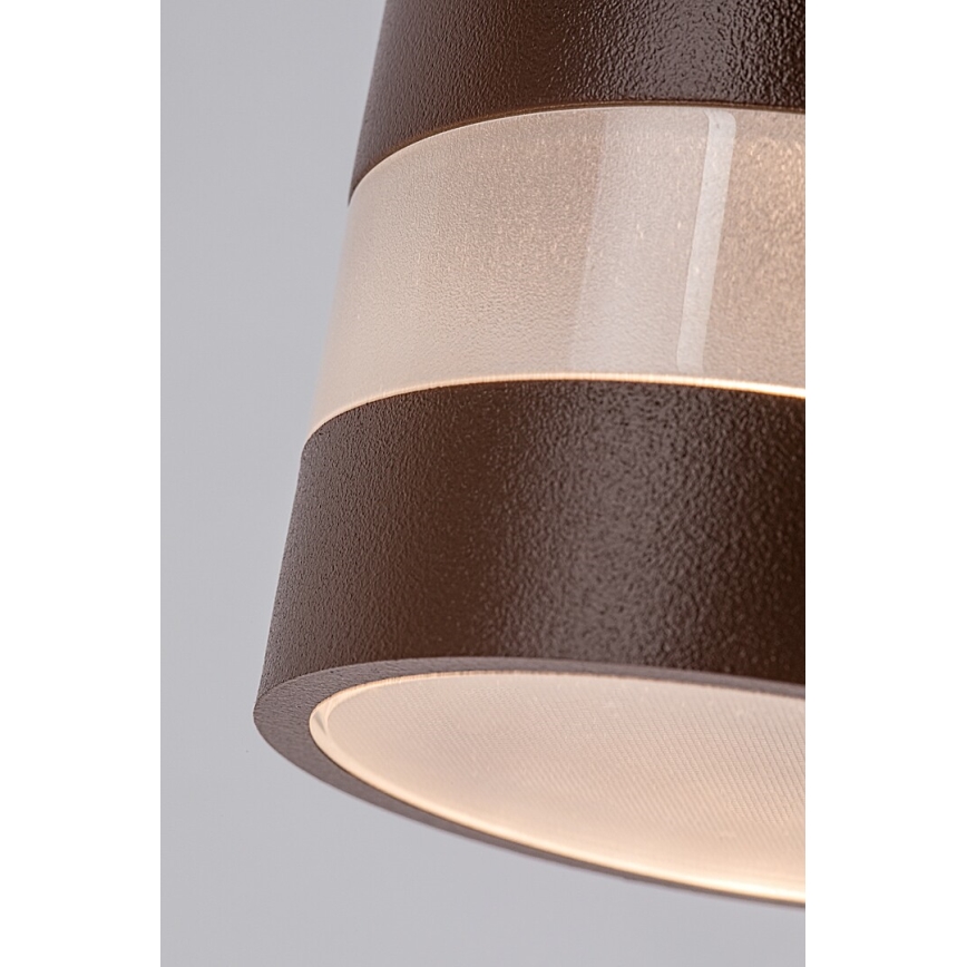Rabalux - Aplique de parede exterior LED/16W/230V IP65 castanho
