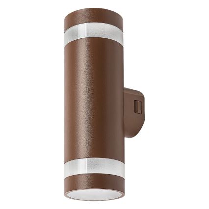 Rabalux - Aplique de parede exterior LED/16W/230V IP65 castanho