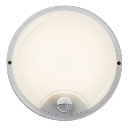 Rabalux - Aplique de parede LED para exterior com sensor LED/18W/230V IP65, branco
