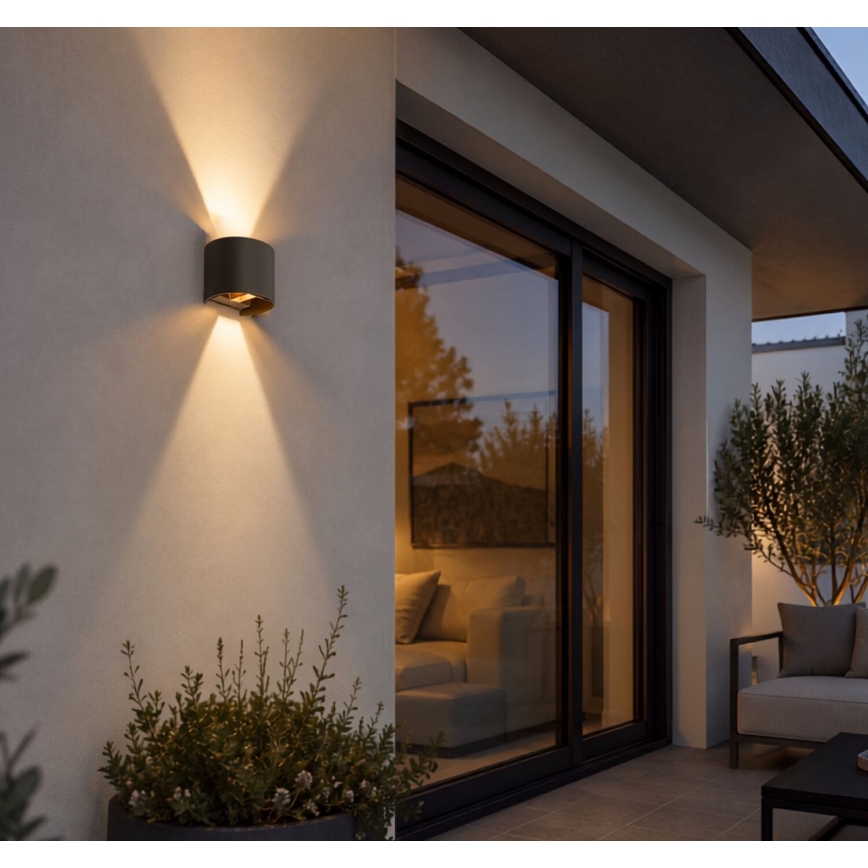 Rabalux - LED arandela exterior LED/5W/230V 2700/4000/6500K IP54 bege