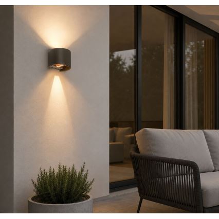 Rabalux - LED arandela exterior LED/5W/230V 2700/4000/6500K IP54 bege