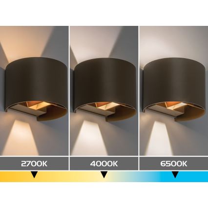 Rabalux - LED arandela exterior LED/5W/230V 2700/4000/6500K IP54 bege