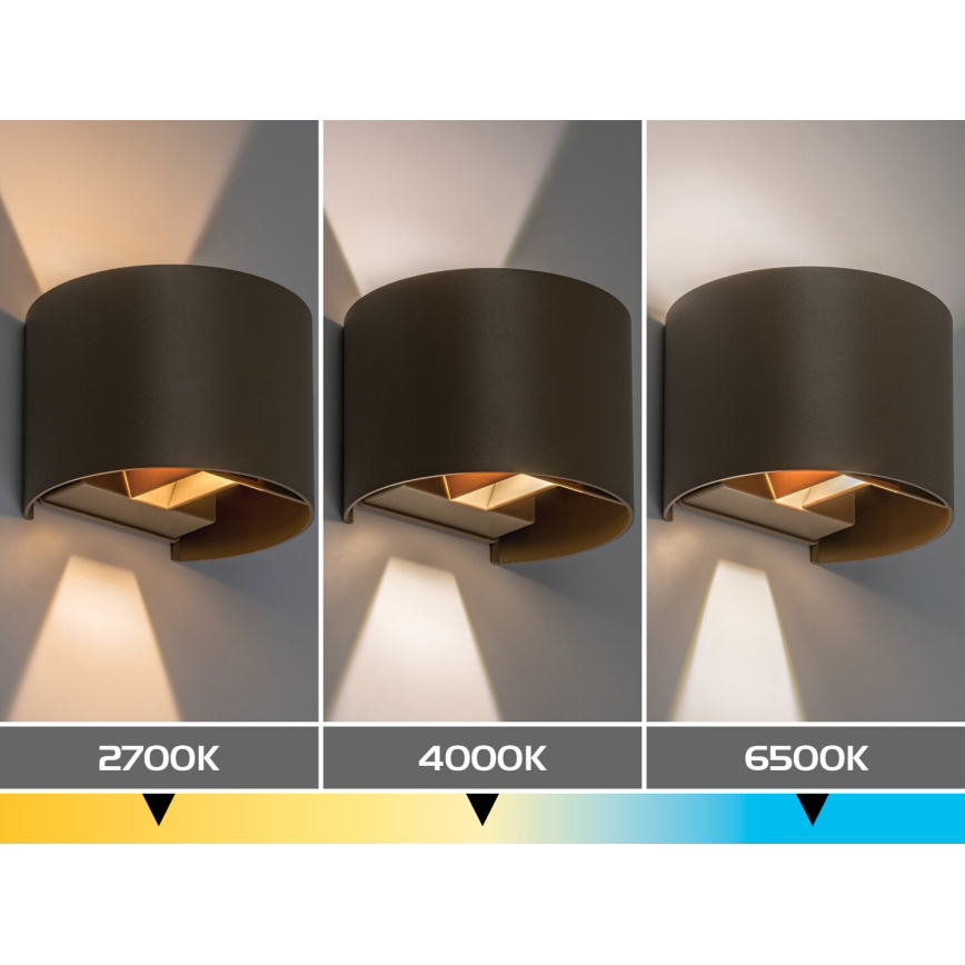 Rabalux - LED arandela exterior LED/5W/230V 2700/4000/6500K IP54 bege