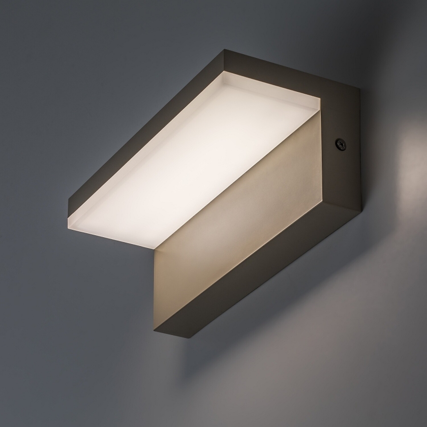 Rabalux - Aplique de parede exterior LED/9W/230V IP54 bege