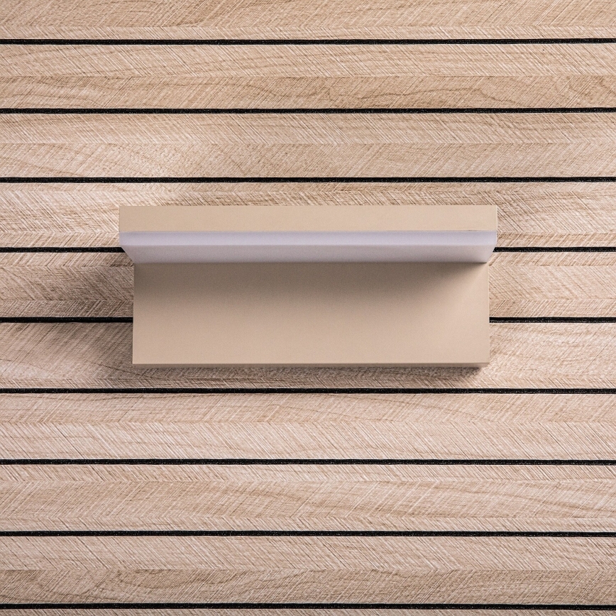 Rabalux - Aplique de parede exterior LED/9W/230V IP54 bege