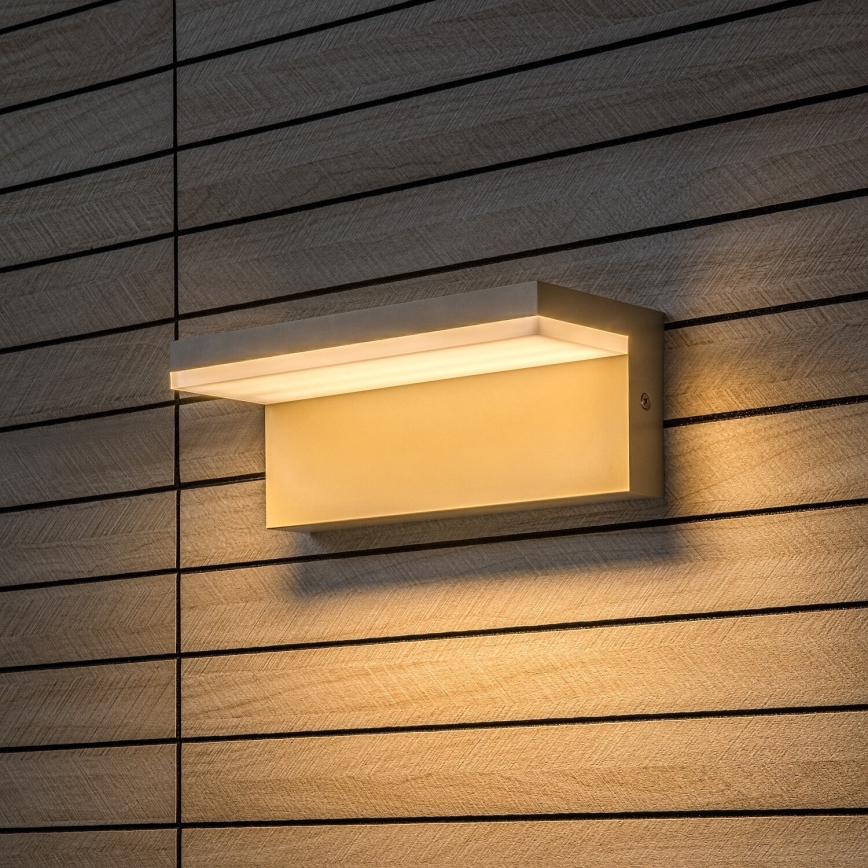 Rabalux - Aplique de parede exterior LED/9W/230V IP54 bege