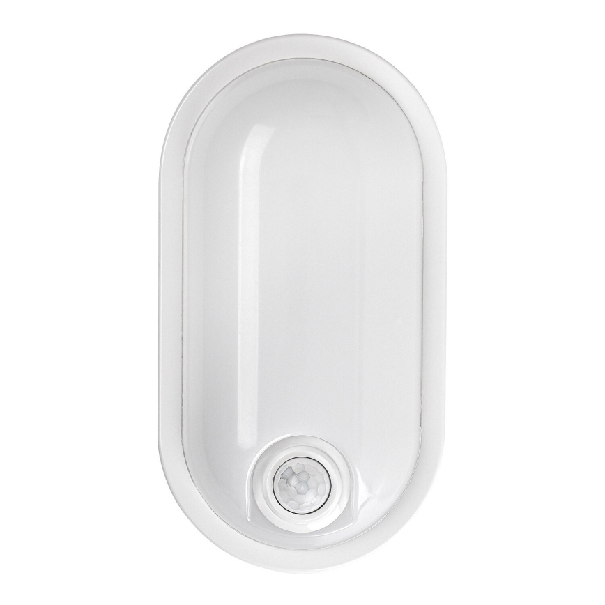 Rabalux - Candeeiro de tecto LED para exterior com sensor LED/15W/230V IP65 branco