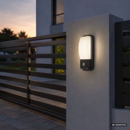 Rabalux - Aplique de parede exterior LED com sensor de movimento LED/20W/230V IP65