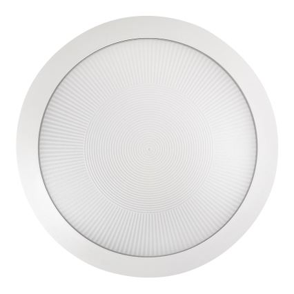 Rabalux - Candeeiro de tecto exterior 1xE27/9W/230V IP65 Ø 30 cm branco