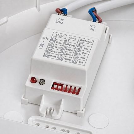 Rabalux - Candeeiro de tecto exterior 1xE27/9W/230V IP65 Ø 30 cm branco