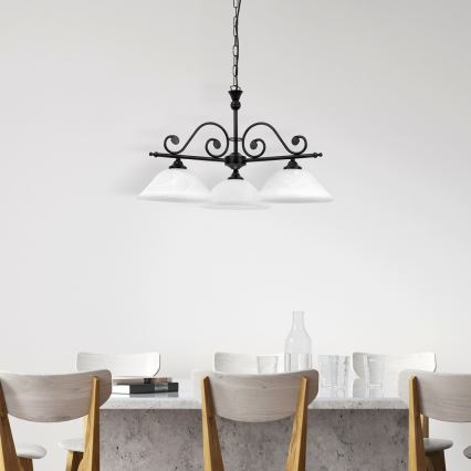 Rabalux - Candelabro numa corrente 3xE27/60W/230V