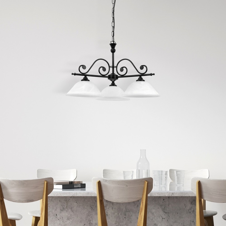 Rabalux - Candelabro numa corrente 3xE27/60W/230V