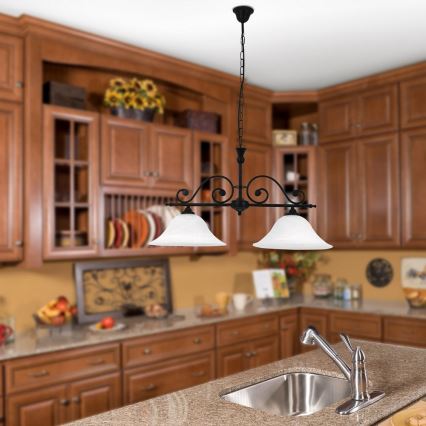 Rabalux - Candelabro numa corrente 2xE27/60W/230V