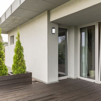 Rabalux - Iluminação de parede exterior 1xE27/12W/230V IP65