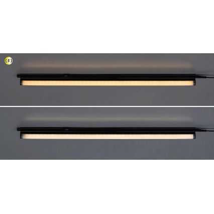 Rabalux - Iluminação para armário de cozinha LED LED/8W/230V 3000/4000K preto