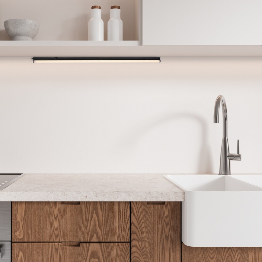 Rabalux - Iluminação para armário de cozinha LED LED/12W/230V 3000/4000K preto