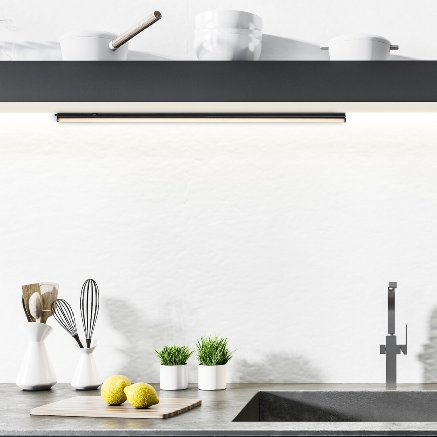 Rabalux - Iluminação para armário de cozinha LED LED/16W/230V 3000/4000K preto