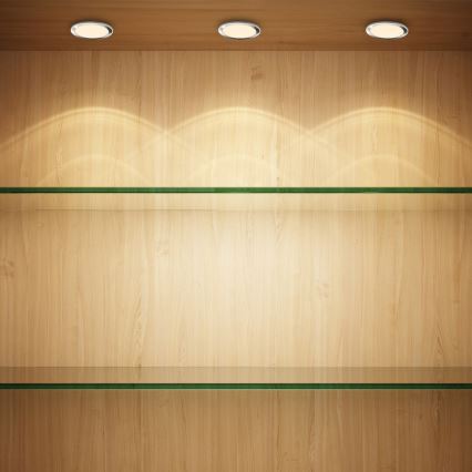 Rabalux - CONJUNTO 3x Luzes LED para armário com regulação 3xLED/1W/230V 4000K