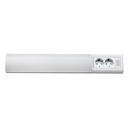 Rabalux - Iluminação para armário de cozinha LED com 2 tomadas LED/10W/230V 4000K 50 cm branco