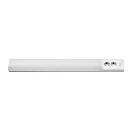 Rabalux - Iluminação para armário de cozinha LED com 2 tomadas LED/15W/230V 4000K 70 cm branco
