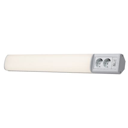 Rabalux - Iluminação para armário de cozinha LED com 2 tomadas LED/15W/230V 4000K 70 cm branco