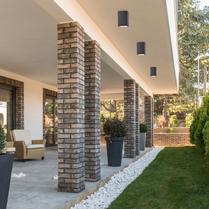 Rabalux - Foco exterior 1xGU10/35W/230V quadrado IP54