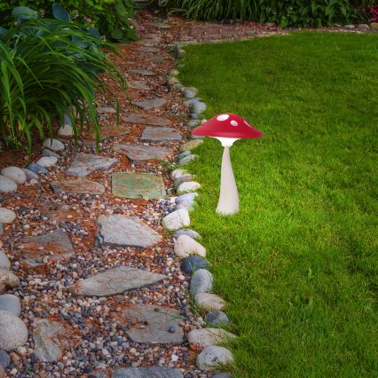 Rabalux - Iluminação solar exterior LED com sensor LED/0,06W/1xAA IP44 300 mAh