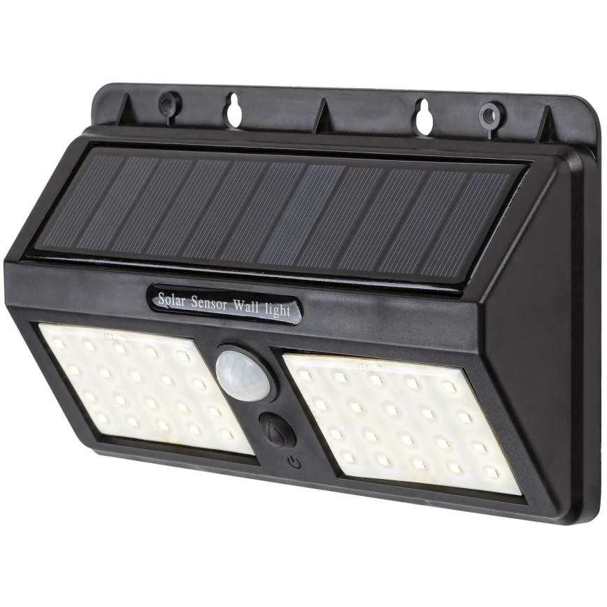 Rabalux - Luminária de parede solar LED com sensor IP44 1200 mAh