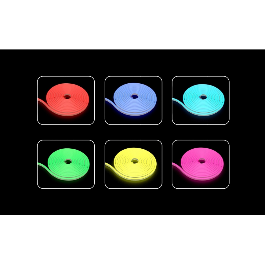 Rabalux - Fita LED RGBW Regulável LED/21W/230V 5 m IP67 + comando à distância