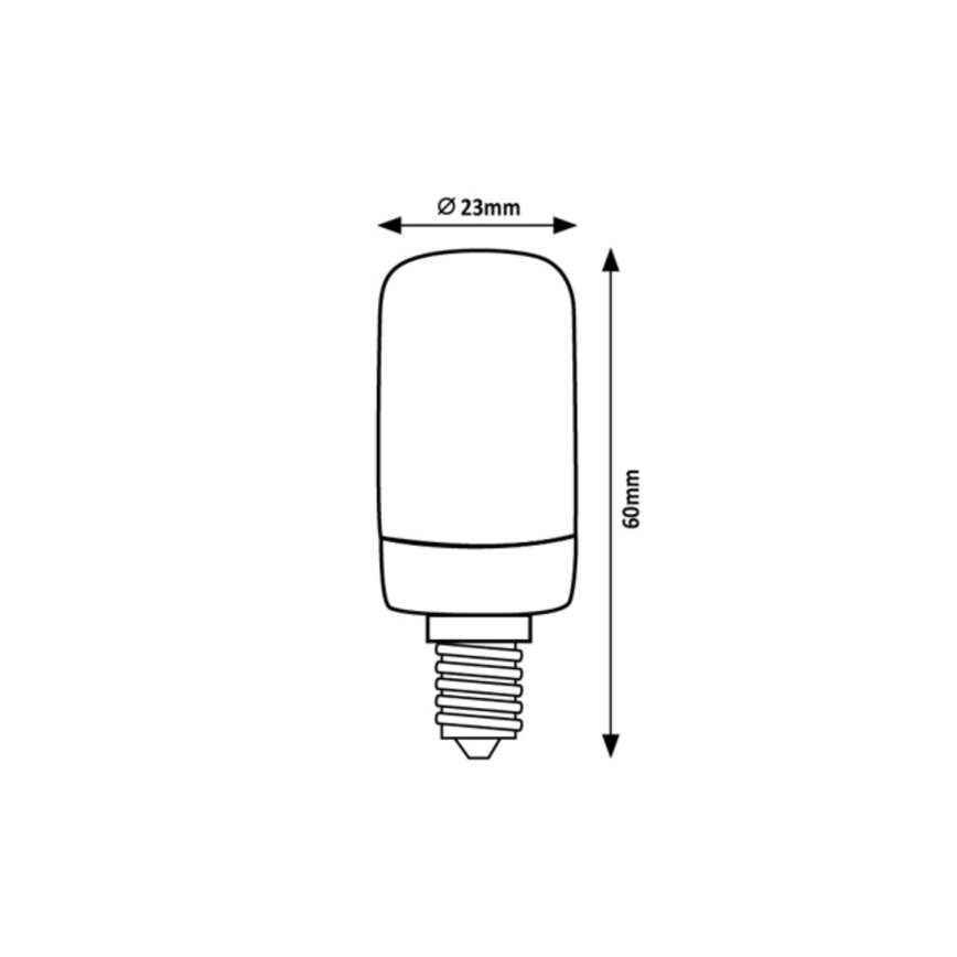 Rabalux - Lâmpada LED T20 E14/2W/230V 4000K