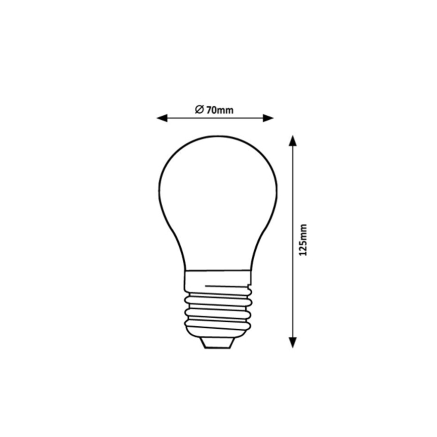 Rabalux - Lâmpada LED FILAMENT A70 E27/18W/230V 4000K