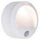 Rabalux - Luz de parede LED de exterior com sensor LED/1,5W/3xAA branco IP44