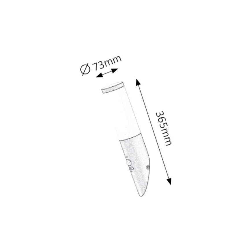 Rabalux - Luminária de parede exterior com sensor 1xE27/25W/230V IP44