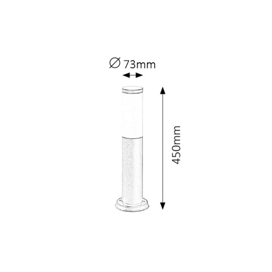 Rabalux - Candeeiro de exterior 1xE27/25W/230V IP44