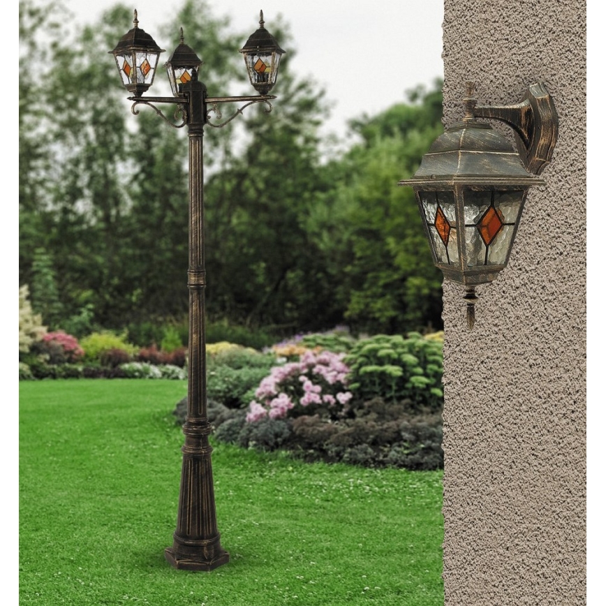 Rabalux - Luminária de parede exterior 1xE27/60W/230V