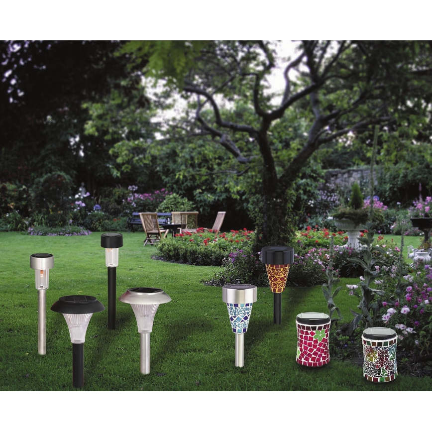 Rabalux - Iluminação solar LED LED/0,1W/1xNi-MH 400 mAh IP44