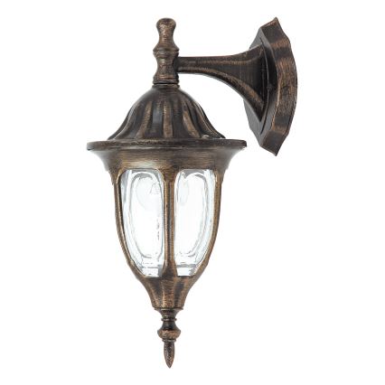 Rabalux - Arandela exterior 1xE27/60W/230V IP43 dourada/pátina/preta