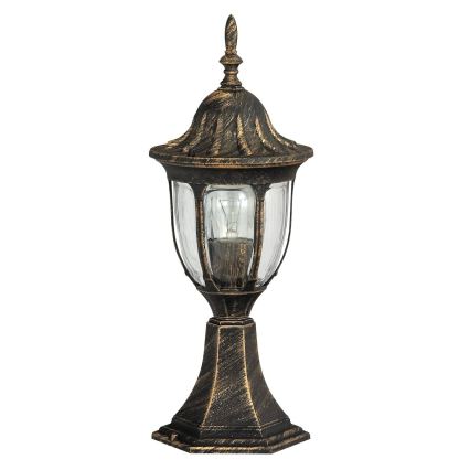 Rabalux - Luminária exterior 1xE27/60W/230V IP43 dourada/pátina/preta